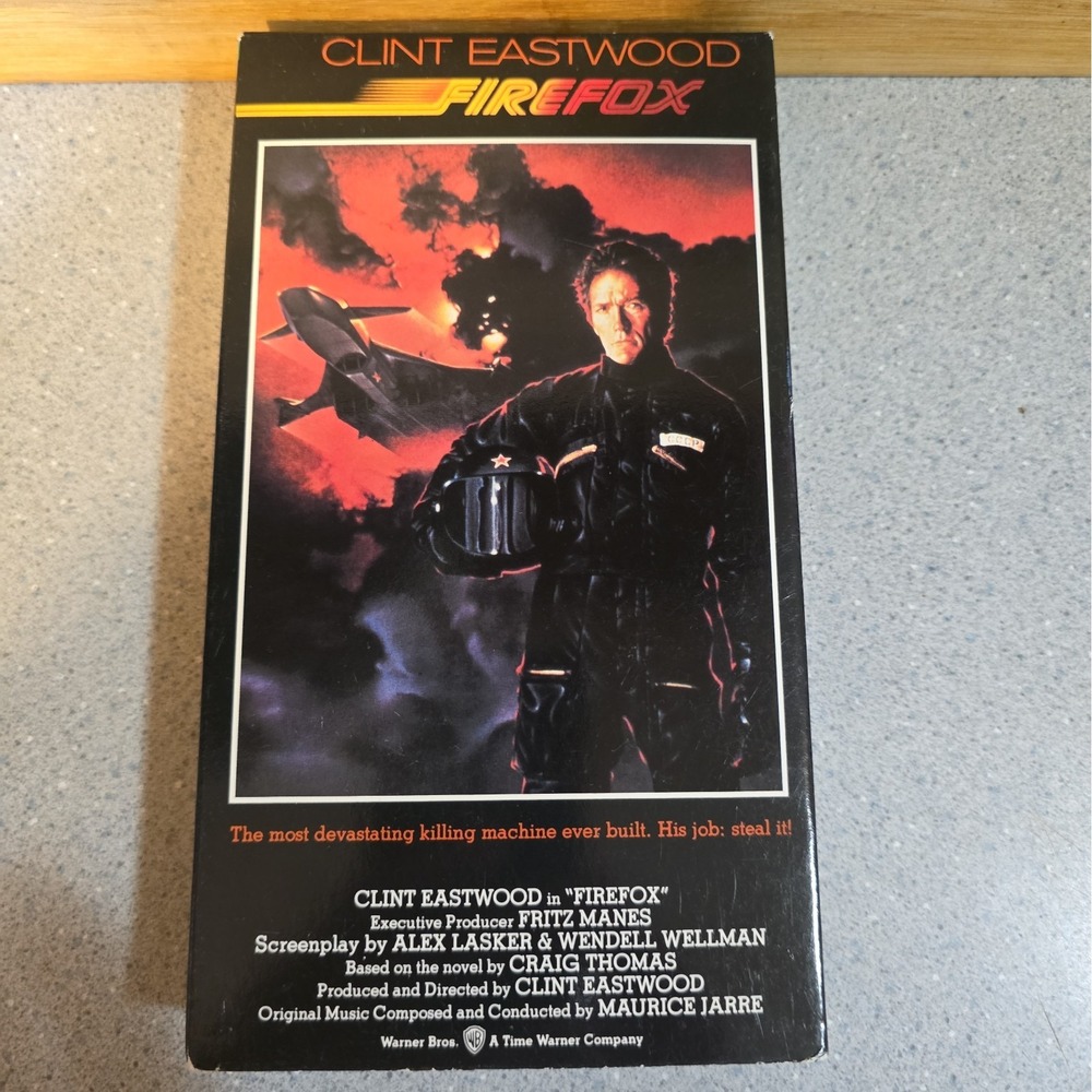Firefox VHS 1982 Warner Brothers Clint Eastwood